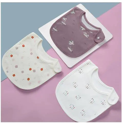 100% Cotton Cute  Baby Bibs