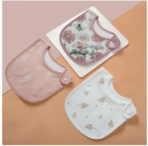 100% Cotton Cute  Baby Bibs