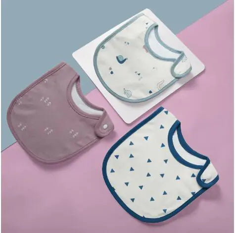 100% Cotton Cute  Baby Bibs