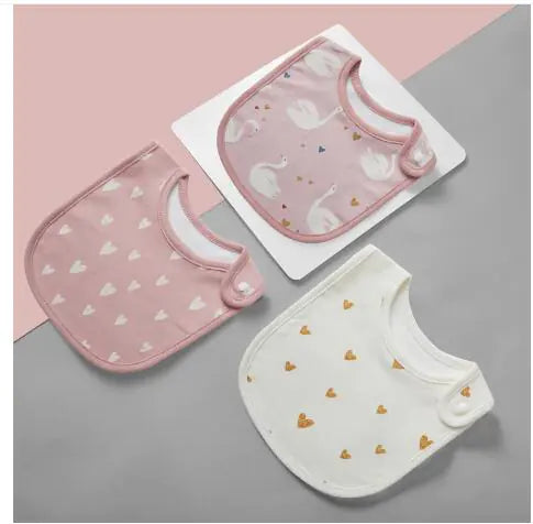 100% Cotton Cute  Baby Bibs