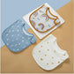 100% Cotton Cute  Baby Bibs