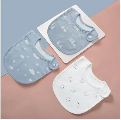 100% Cotton Cute  Baby Bibs